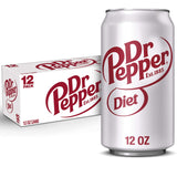 Dr Pepper Zero Sugar Soda – Guilt-Free Self-Care Sip for Diet-Tracking Wellness Routines, 12 fl oz, Pack of 24