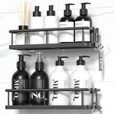 YASONIC Shower Caddy 2 Pack — Holiday Gift for Him and Her, Ready-to-Give Bathroom Organizer in Premium Packaging