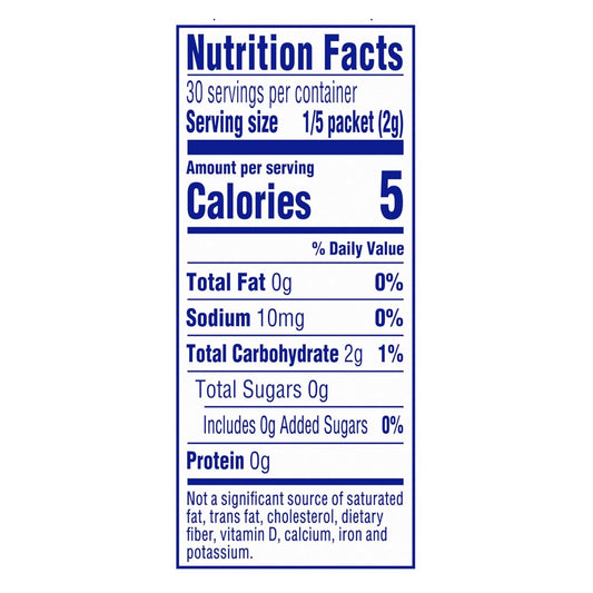 each packet yields 5 servings in a 2-quart pitcher
