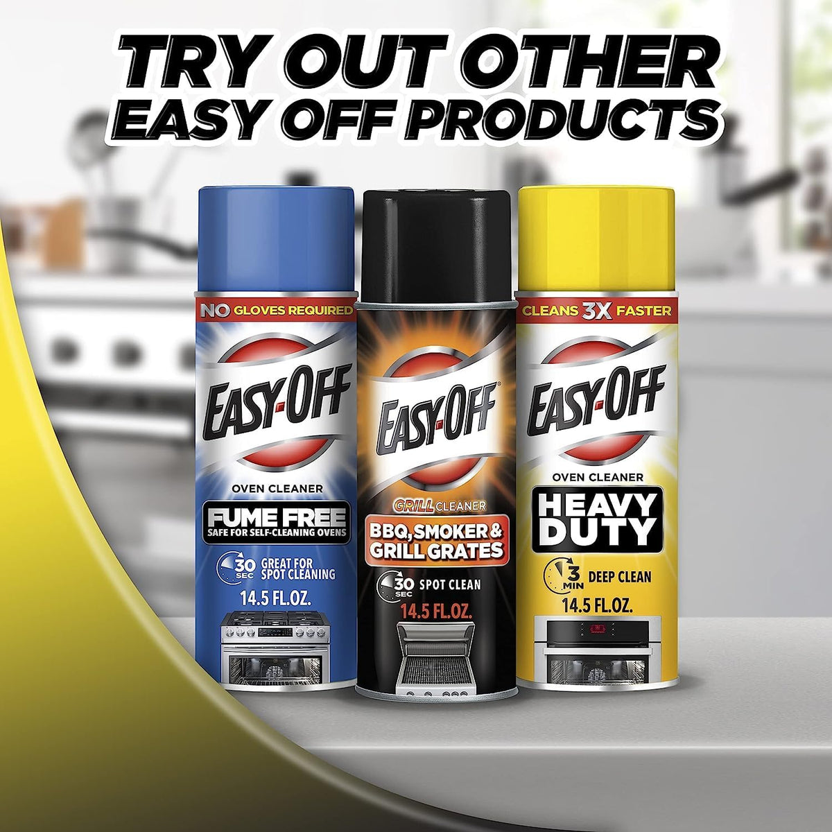 Easy-Off Heavy Duty Degreaser – Family-Friendly Multi-Surface Cleaner, 32oz with Quick-Fading Scent