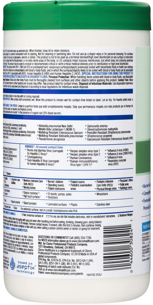 epa-registered to kill c. auris, both leading strains of cold and flu viruses, and mrsa