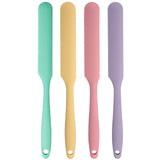 Slim Silicone Spatula Set – Eye Catching Countertop Tool for Modern Home Baker Kitchens, 9.5 Inch