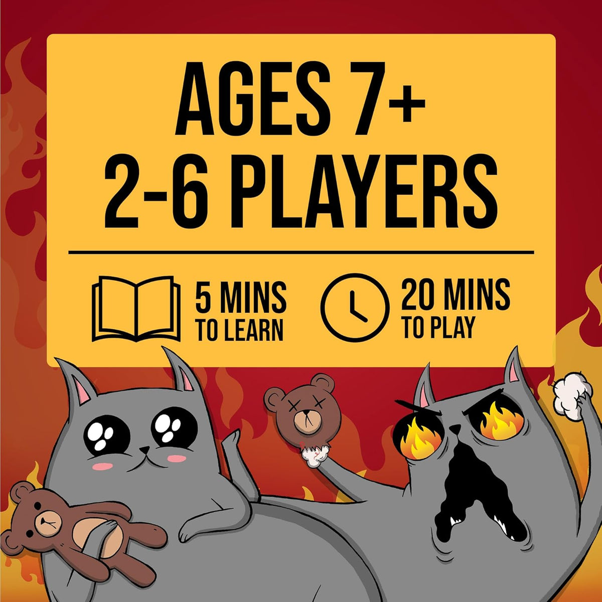 Exploding Kittens: The Board Game – Holiday Keepsake Gift for Mom, 2026 Toy of the Year Award-Winning Strategy Game for Adults and Teens