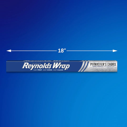 extra-thick aluminum foil engineered to withstand high-heat grilling and smoking