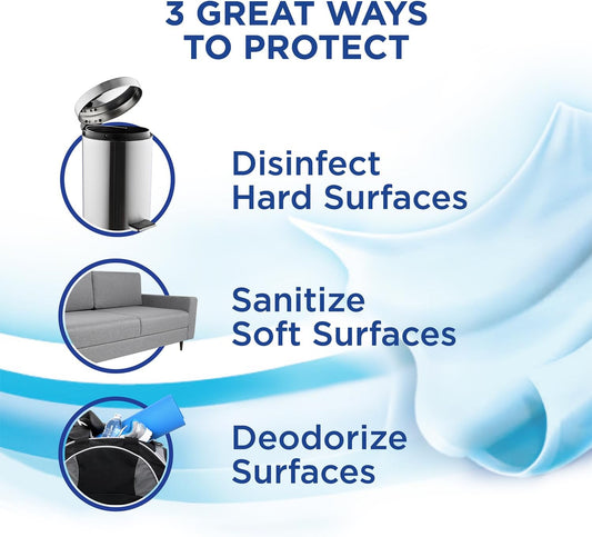 flat-pack disinfecting wipes in lemon lime scent for slim bag storage