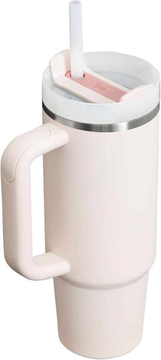 flowstate lid with 3 rotating positions: straw opening, drink opening, and full-cover leak-resistant top
