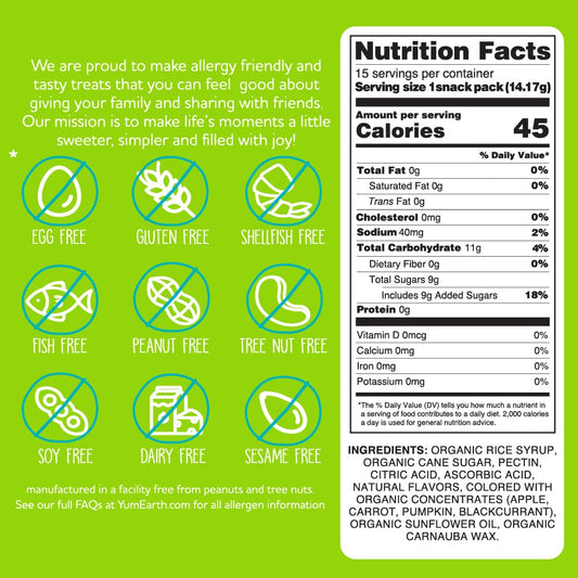 free from the top 9 common allergens including peanuts, dairy, eggs, and soy