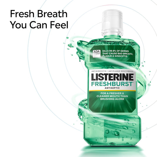 freshburst spearmint flavor for a clean, non-medicinal aftertaste