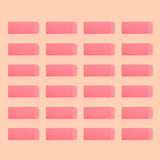Amazon Basics Pink Erasers for Office Coworker Gift, Thoughtful Bulk Pack for the Shared Supply Drawer