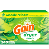 Gain Original Scent Dryer Sheets Plus Wrinkle Release – Nostalgic Birthday Gift for Mom and Grandmothers