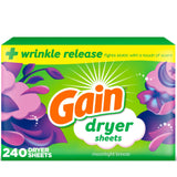 Gain Dryer Sheets Moonlight Breeze 240-Count – Gift-Ready Laundry Upgrade for Brides, College Move-Ins and Apartment Warmings