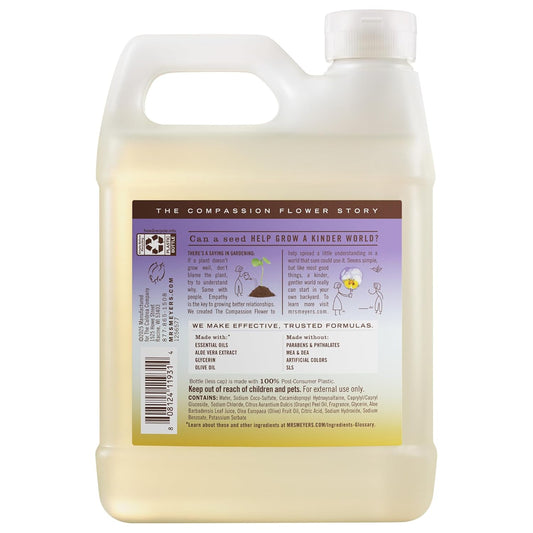 gel-form liquid soap with aloe vera extract and olive oil for moisturizing