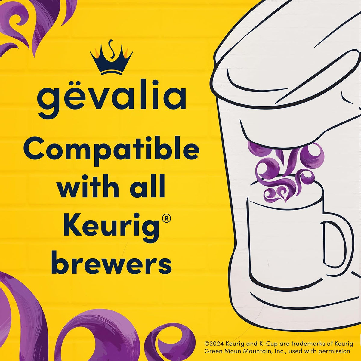 Gevalia Frothy 2-Step Mocha Latte Pods – Less is More Keurig Brewing, No Extra Equipment