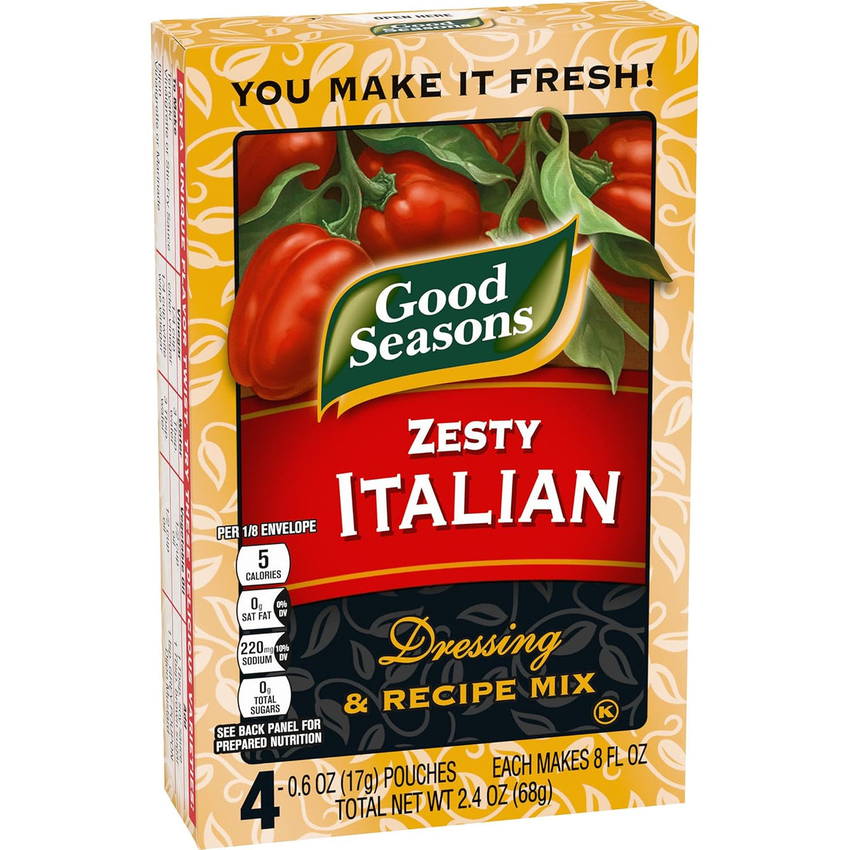 Good Seasons Italian Dressing Mix – Single-Serve Packets for Picnics, Cookouts, and Outdoor Dining
