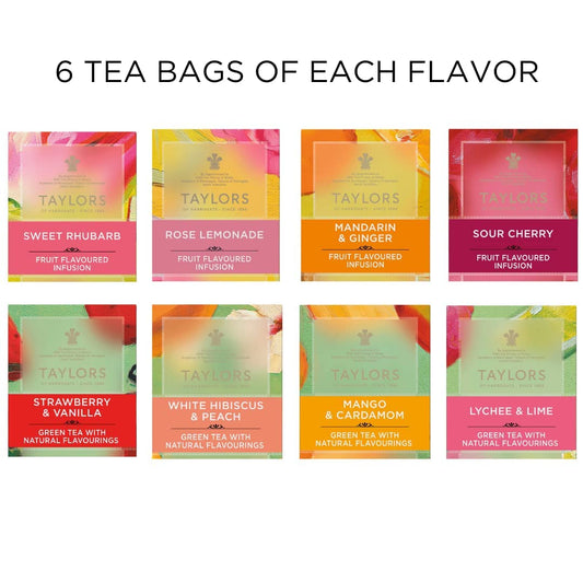green and herbal fusion tea base with medium caffeine content