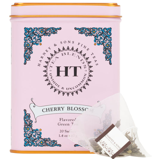 green tea base flavored with natural cherry and natural vanilla