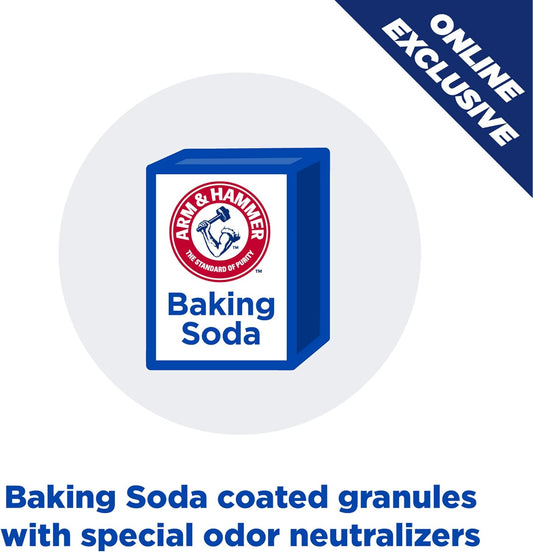 hard-clumping granule form that forms solid clumps for easy scooping