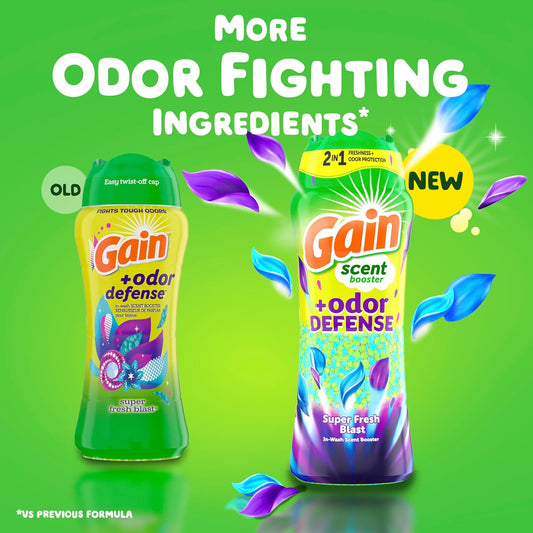 in-wash scent booster beads designed to be added directly to the washer drum
