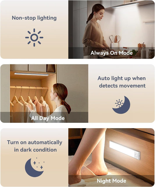 infrared motion sensor with 10 ft / 120° detection range plus ambient light sensor for day/night and dark-only modes