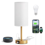 LampLibrary Office Desk Light – Touch Dimmable Lamp with Built-In Charger for Laptops