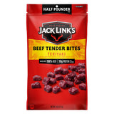 Jack Link's Teriyaki Beef Tender Bites – Road Trip Glove Box Snack That Stays Fresh for Days, 10g Protein