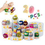 OMyFav Assorted Plush Keychain Favors - Thoughtful Small Gifts for Kids' Parties, Classmates and Holiday Treat Bags