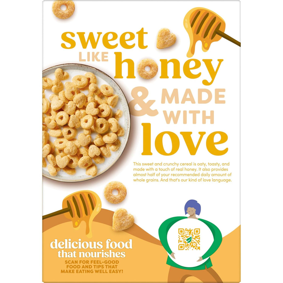 Kashi Whole Grain Cereal – Grab-and-Go Honey Snack for the Office and Morning Commute, 13.6oz
