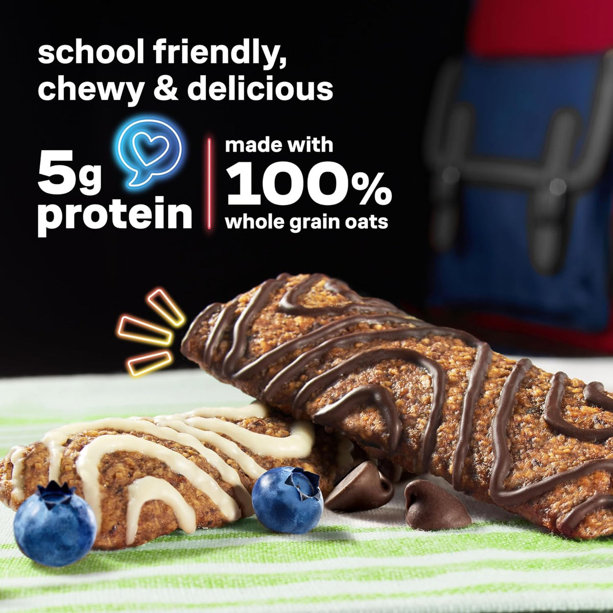 KIND Kids School Friendly Oat Bars Variety Pack – Certified Gluten Free, Peanut Free Snack for Allergy Aware Classrooms and Birthday Parties