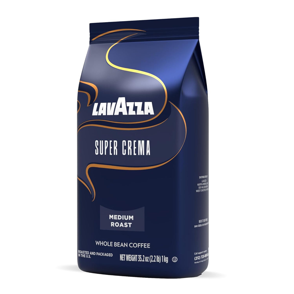 Lavazza Super Crema Whole Bean Coffee – Luxury European Blend for the Refined Home Barista