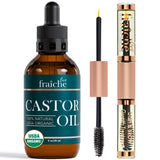 Velona Castor Oil – Holiday Gift for Mom and Best Friend, Multi-Purpose Lash Hair and Face Serum in Premium Glass
