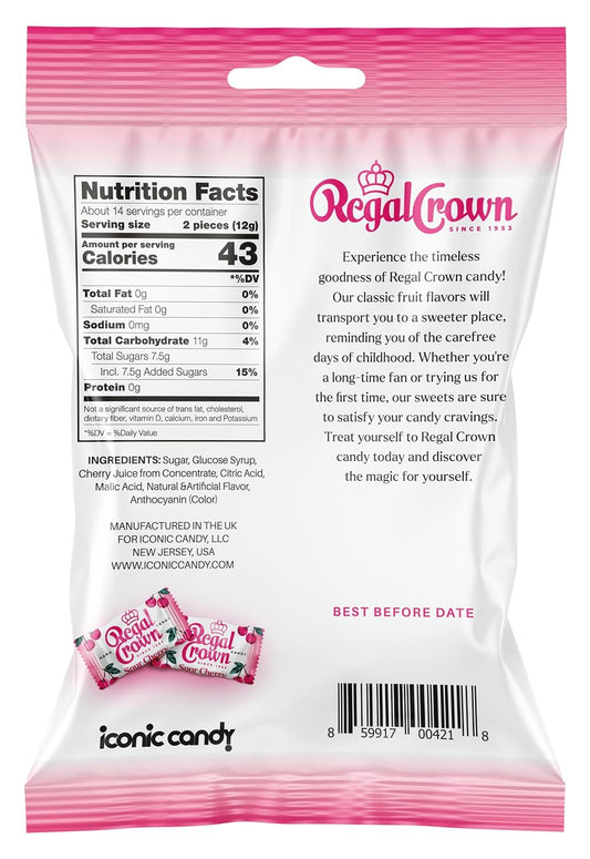 made with real cherry juice as a primary ingredient