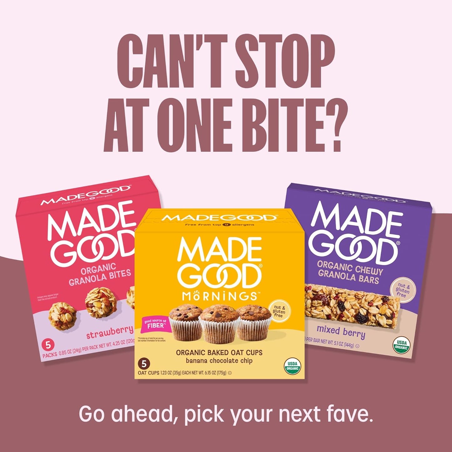 MadeGood Double Chocolate Soft-Baked Cookies – Allergy-Safe Lunchbox Treat for School and Playdate