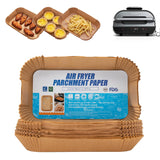 Ecfvtp Ninja Air Fryer Basket Liners 100PCS – Reheat Leftovers and Bake Small Batches at Home