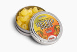 Iconic Candy Retro Sours Hard Tangy Candy Tin – Hiking and Backpacking Snack, Citrus 90s Revival Candy