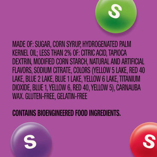mash-up blend of wild berry and tropical skittles flavors in a single bag