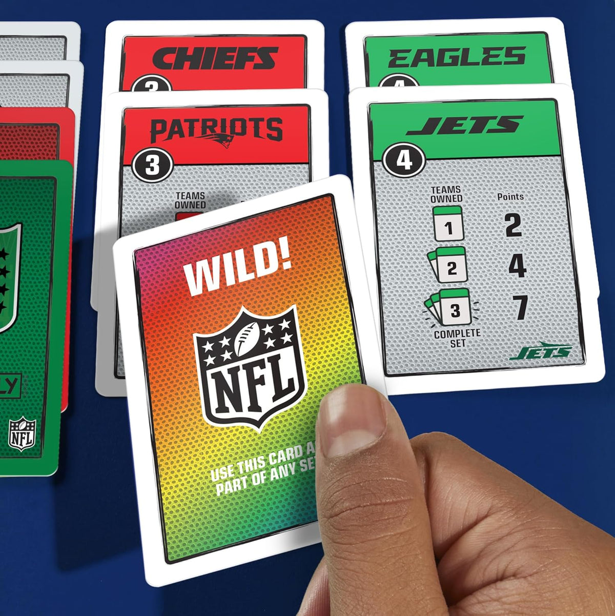 Monopoly Deal NFL Edition – Safe Family Card Game for Kids Ages 8+ and Parents in the Playroom