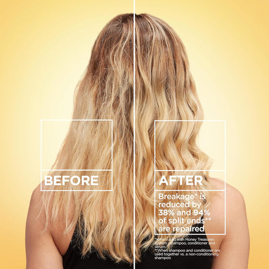 natural humectant properties from honey to maintain hair's moisture balance