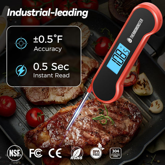 nist certified ±0.5°f precision and 0.5°f resolution
