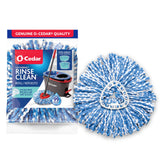 O-Cedar EasyWring Microfiber Spin Mop Refill – Simple, Multi-Surface Head That Replaces a Drawer Full of Tools