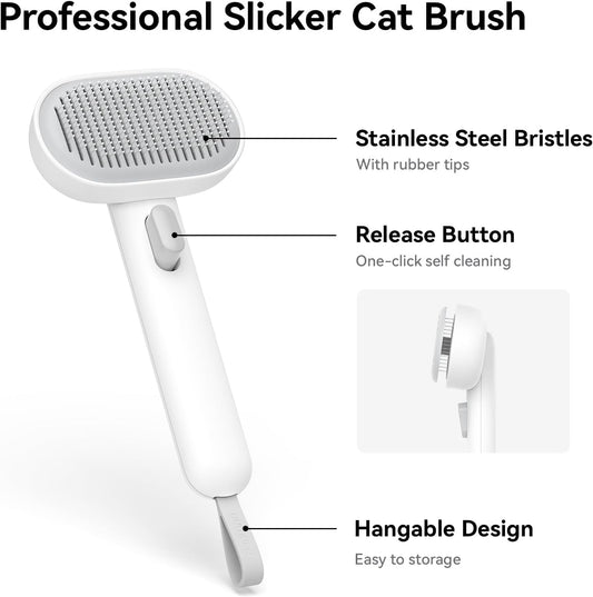 one-click shutter release button on the handle for instant fur ejection