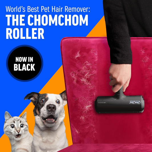 one-touch release button to empty collected fur