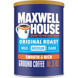 Maxwell House Original Roast Ground Coffee – Less-is-More Drip Coffee, 10.3 oz Pre-Ground Original Roast in a Simple Canister