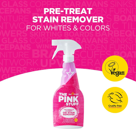 oxi action technology that penetrates fabric fibers to break down stains