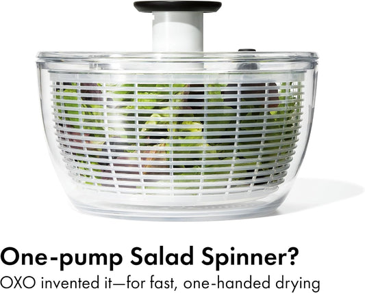 patented brake button to instantly stop the spinning basket
