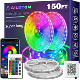 AILBTON 60ft LED Strip Lights – Birthday Gift for Teens and Gamers with Music Sync and App Control