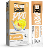 PURE KICK PRO BCAA Electrolyte Drink – Lightweight Hydration for Runners and Outdoor Athletes, Triple Flavor Box