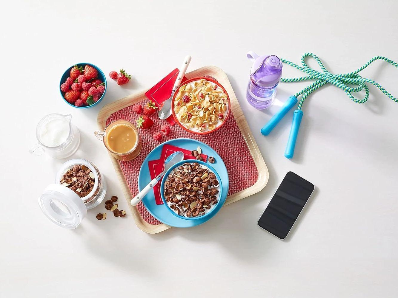 Post Premier Protein Chocolate Almond Cereal — Camping Pantry Protein Cereal, 30 oz Box of Low-Sugar Chocolate Flakes with Almonds