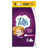 Puffs Ultra Soft Tissue 4-Box Bundle – Thoughtful Care Package for Cold and Flu Season Gifting