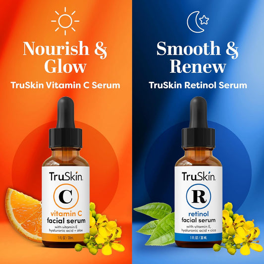 retinol serum (1 fl oz) formulated for nighttime smoothing and skin renewal