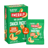 Emerald Nuts Roasted and Salted Cashews 7ct – Individually Wrapped School Safe Snack for Carpool, Lunchbox, and Playdate